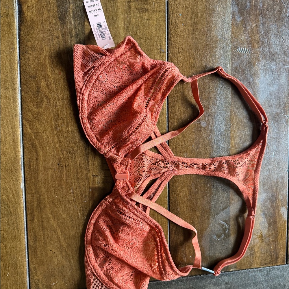 Lace Coral Bra
